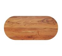 Berkfield Table Top 110X50X3.8 Cm Oval Solid Wood Acacia