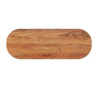 Berkfield Table Top 140X50X3.8 Cm Oval Solid Wood Acacia