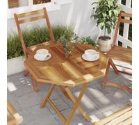 Berkfield Table Top 70X70X2.5 Cm Octagonal Solid Wood Teak