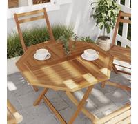 Berkfield Table Top 80X80X2.5 Cm Octagonal Solid Wood Teak