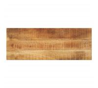 Berkfield Table Top 90X40X2.5 Cm Rectangular Solid Wood Rough Mango