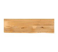 Berkfield Table Top Live Edge 100X40X3.8 Cm Solid Wood Mango