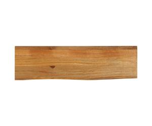 Berkfield Table Top Live Edge 120X30X3.8 Cm Solid Wood Mango