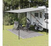 Berkfield Tent Carpet 200X400 Cm Anthracite And White