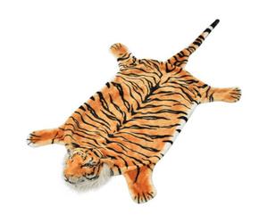 Berkfield Tiger Carpet Plush 144 Cm Brown
