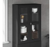 Berkfield Top For Highboard Viken Black Engineered Wood