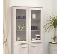 Berkfield Top For Highboard White 85X35X100 Cm Solid Wood Pine