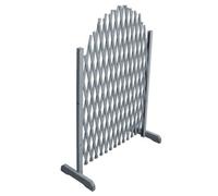 Berkfield Trellis Fence Solid Firwood 1.8X1 M Grey