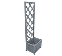Berkfield Trellis Planter 40X30X135 Cm Solid Firwood