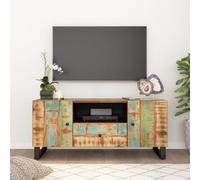 Berkfield Tv Cabinet 105X33.5X46 Cm Solid Wood Reclaimed&engineered Wood