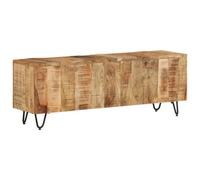 Berkfield Tv Cabinet 110X30X40 Cm Solid Wood Mango