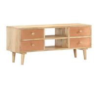 Berkfield Tv Cabinet 110X30X45 Cm Solid Mango Wood