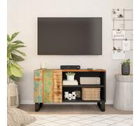 Berkfield Tv Cabinet 80X33X46 Cm Solid Wood Reclaimed&engineered Wood