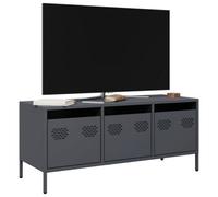 Berkfield Tv Cabinet Anthracite 101.5X39X43.5 Cm Cold-Rolled Steel