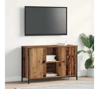 Berkfield Tv Cabinet Artisan Oak 101X35X65 Cm Engineered Wood And Steel