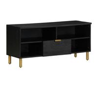 Berkfield Tv Cabinet Black 100X33X46 Cm Engineered Wood