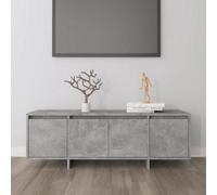Berkfield Tv Cabinet Concrete Grey 120X30X40.5 Cm Engineered Wood