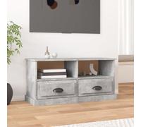 Berkfield Tv Cabinet Concrete Grey 93X35.5X45 Cm Engineered Wood