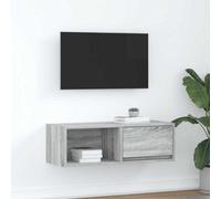 Berkfield Tv Cabinet Grey Sonoma 80X31X25.5 Cm Engineered Wood