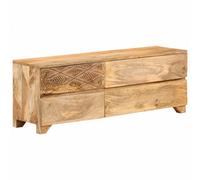 Berkfield Tv Cabinet Solid Mango Wood 110X30X40 Cm