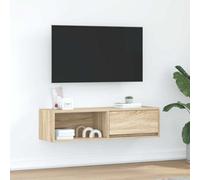 Berkfield Tv Cabinet Sonoma Oak 100X31X25.5 Cm Engineered Wood