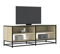 Berkfield Tv Cabinet Sonoma Oak 120.5X40X46 Cm Engineered Wood And Metal