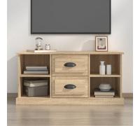 Berkfield Tv Cabinet Sonoma Oak 99.5X35.5X48 Cm Engineered Wood