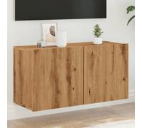 Berkfield Tv Cabinet Wall-Mounted Artisian Oak 80X30X41 Cm