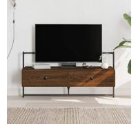 Berkfield Tv Cabinet Wall-Mounted Brown Oak 100.5X30X51 Cm Engineered Wood