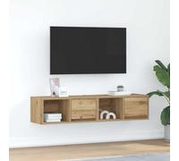 Berkfield Tv Cabinets 2 Pcs Artisan Oak 60X31X25.5 Cm Engineered Wood
