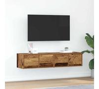 Berkfield Tv Cabinets 2 Pcs Old Wood 60X31X25.5 Cm Engineered Wood