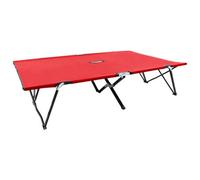 Berkfield Two Person Folding Sun Lounger Red Steel