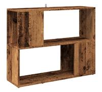 Berkfield Versatile Book Cabinet/room Divider Old Wood 80X24X63 Cm