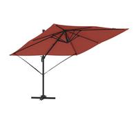 Berkfield Versatile Cantilever Roma Parasol Terracotta 286X285X265 Cm Aluminium