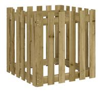 Berkfield Versatile Garden Planter With Fence Design 60X60X60 Cm Impregnated Wood Pine