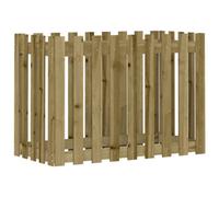 Berkfield Versatile Garden Raised Bed With Fence Design 100X50X70 Cm Impregnated Wood Pine