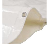 Berkfield Versatile Tarpaulin 650 G/m2 1.5X20 M White