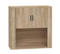 Berkfield Versatile Wall Cabinet Sonoma Oak 80X33X80 Cm Engineered Wood