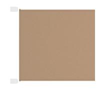 Berkfield Vertical Awning Taupe 140X420 Cm Oxford Fabric