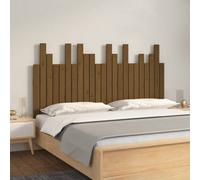 Berkfield Wall Headboard Honey Brown 146.5X3X80 Cm Solid Wood Pine