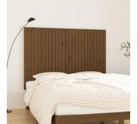 Berkfield Wall Headboard Honey Brown 159.5X3X110 Cm Solid Wood Pine