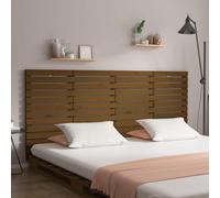 Berkfield Wall Headboard Honey Brown 166X3X91.5 Cm Solid Wood Pine