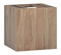 Berkfield Wall-Mounted Bathroom Cabinet 46X25.5X40 Cm Solid Wood Teak