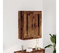 Berkfield Wall Mounted Cabinet Old Wood 69.5X34X90 Cm Engineered Wood