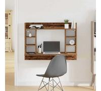 Berkfield Wall-Mounted Desk Old Wood 105X48X75 Cm Engineered Wood