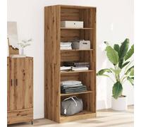 Berkfield Wardrobe Artisian Oak 80X50X200 Cm Engineered Wood