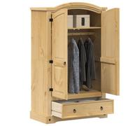 Berkfield Wardrobe Corona 101X52X170 Cm Solid Wood Pine