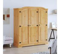 Berkfield Wardrobe Mexican Pine Corona Range 3 Doors