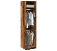 Berkfield Wardrobe Old Wood 50X50X200 Cm Engineered Wood