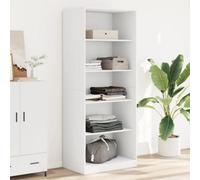 Berkfield Wardrobe White 80X50X200 Cm Engineered Wood